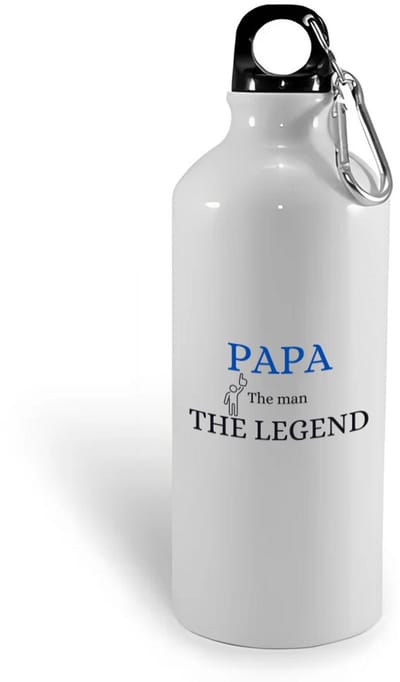 Hacebo® - Papa the man the legend waterfles - Papa - cadeau papa - cadeau - verjaardag papa - vaderdag - water fles - 400ML