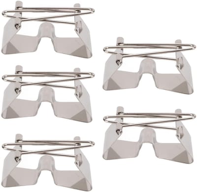 Allecto - Natte Canvas Clips - Roestvrij staal - Klein en licht - Olieverfschilderij bescherming - Vermijd wrijving - Geschikt voor 1,38 inch dik c...