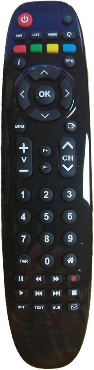 ALLIMITY Replacement remote control suitable for Thomson HD TNTSAT receiver TSH804 TSH801 TSH805 TEL-THS804 - ShopVlot