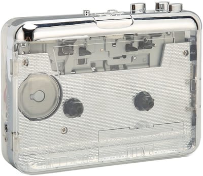Dailygoods- Cassettespeler Draagbaar - Helder Stereo Geluid - FM-radio - Oplaadbare Batterij - Handmatig - ABS-kunststof - Cassette Speler
