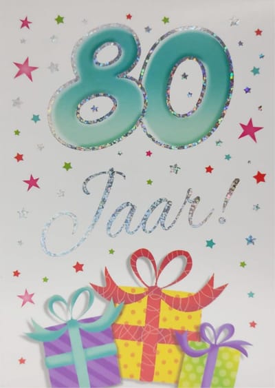 Kaart - That funny age - 80 jaar - TFA100