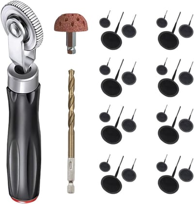 Bandenreparatieset - Paddenstoel reparatie - Snel banden plakken - 27-delige set - 400g