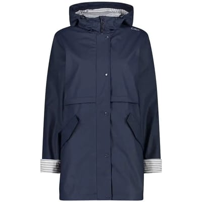 Cmp Regenjas Dames Polyurethaan/polyester Donkerblauw Maat 34