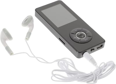 Draagbare Muziekspeler - MP3 speler - Reizen en Sport - Verliesvrije Audio - 9 x 4 x 1 cm - Zwart