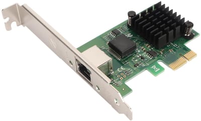 Dailygoody - PCIe X1 Ethernet-netwerkadapter - 2,5 Gbps snelheid - Voor snelle netwerkverbindingen - RJ45 poort - Geschikt voor servers - Model I