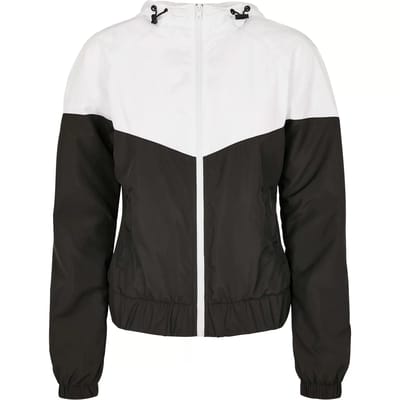 Urban Classics - Arrow Windbreaker jacket - 5XL - Wit/Zwart