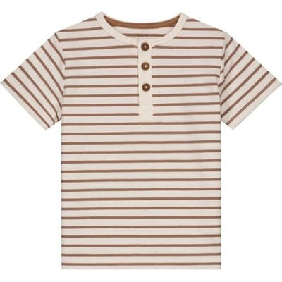 Prénatal peuter T-shirt Light Mud Brown 74 heren