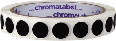 1/2 inch verwijderbare kleurcode stip labels | 1000 per rol