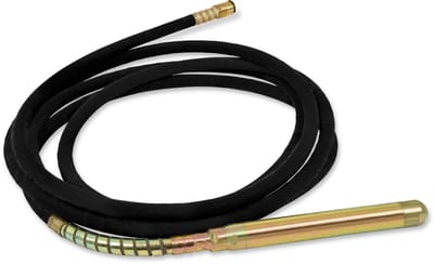 EBERTH trilfles, reserveonderdeel voor betonvibrator, diameter 60 mm, lengte 10 m, aansluiting op betonverdichter, staalversterkte flesvibrator met flexibele as, warmtebehandeld, gewicht 30 kg