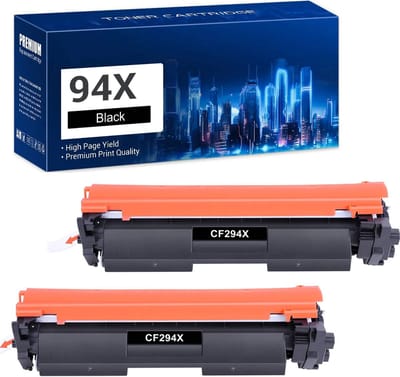 2-pack | Geschikt voor HP 94X / CF-294X Toner cartridge Zwart - Geschikt voor HP LaserJet Pro M118DW - M148FDW