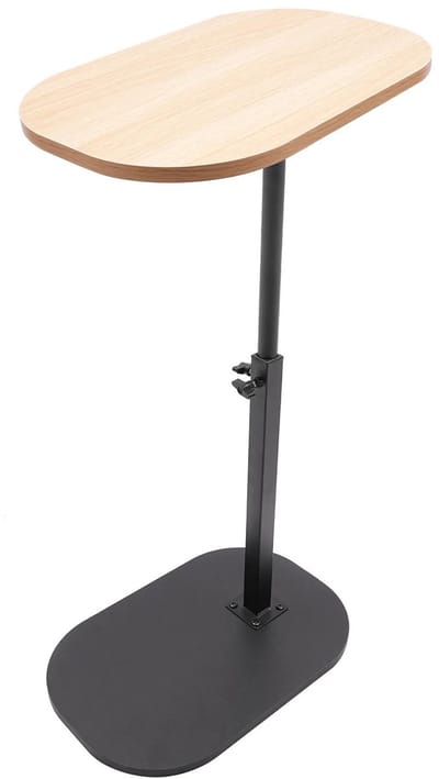Cherrys Finds - Bijzettafel - Kleine Tafel - Salontafel - In Hoogte Verstelbaar 45 - 80 cm - Banktafel - Bedtafel