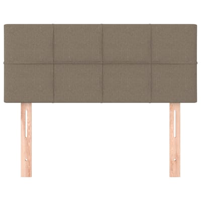 vidaXL - Hoofdbord - 100x5x78/88 - cm - stof - taupe