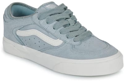 VANS Unisex Lage Sneakers (Su�de) met Veters � Roze/Grijs � Maat 36,5 (VN0009QJZRT1)