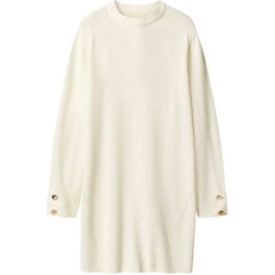 ESMARA Gebreide dames jurk (wit, XS (32/34))