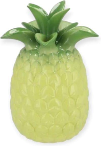 Daan Kromhout - Vaas - Ananas - Pineapple - Tropical - Lime - Limoengroen - Keramiek - 14x18 - Tulpenvaas