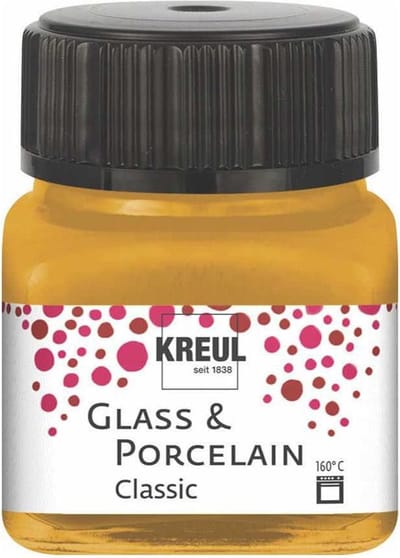 Glasverf - Porseleinverf - Metallic Goud - Classic - Glazuur look - Kreul - 20 ml
