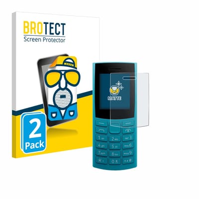 BROTECT - Screenprotector voor Nokia 105 4G 2nd Edition - Folie Beschermfolie matte 2 Stuks