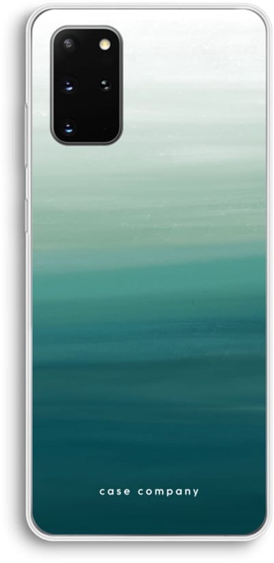 Case Company® - Hoesje geschikt voor Samsung Galaxy S20 Plus hoesje - Ocean - Soft Cover Telefoonhoesje - Bescherming aan alle Kanten en Schermrand