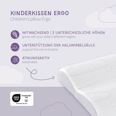 Kinderkussen Ademend en Meegroeiend - Optimaal Slaapcomfort voor Kinderen
