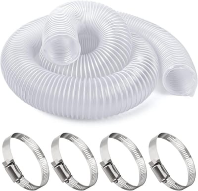 Zware flexibele PVC stofzuigslang 10 cm x 3 meter voor stofafscheiders