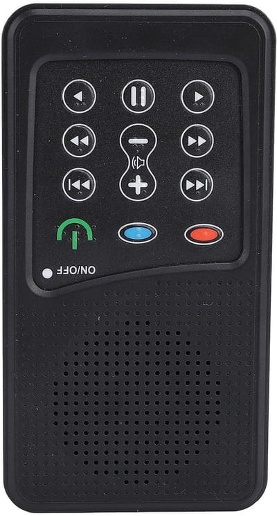 Dailygoods- Audiobijbelspeler Meertalig - Draagbaar/Lichtgewicht - Oplaadbaar via USB/Zonne-energie - Intelligent Point Reading - 4G-capaciteit - Compact ontwerp - Audio Speler