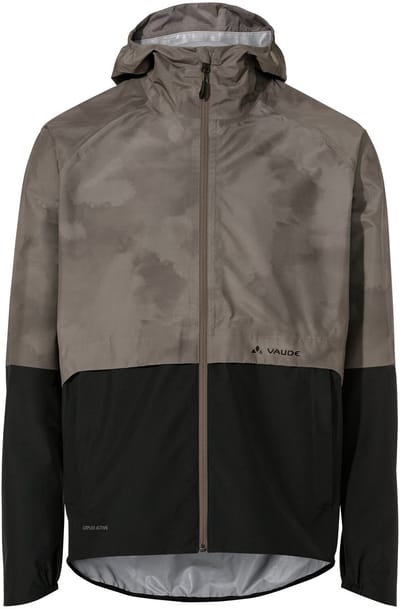 VAUDE Loamer Rain jas, hardshell jas, heren fiets sportjassen, waterdicht, winddicht, hardshell, capuchon, gewone pasvorm