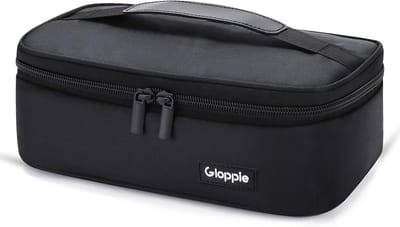 Thijox - Isolerende Lunchtas - Compacte Picknicktas met Koelfunctie - Waterdicht Weefsel - Opvouwbare Handtas voor Vrouwen, Studenten, Kinderen - Zwar