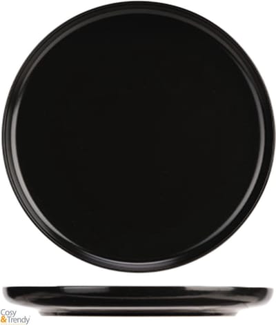 Baltic-Black - Dinerborden - D27cm - Keramiek - (Set van 6)