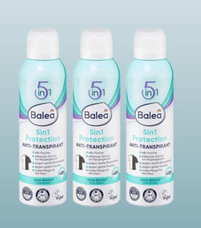 Balea deodorant antitranspirant protection 5in1 | 3x 200ml
