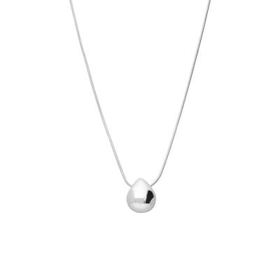 Lucardi Dames Zilveren ketting met hanger voor dames - Ketting - 925 Zilver - Zilverkleurig - 48 cm