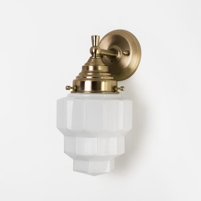 Wandlamp Empire Royal Brons - Art Deco Trade