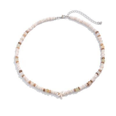 Jomide Ketting Bohemian Beach - Zeester - Beige