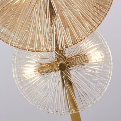 Searchlight Wagon Wheel vloerlamp, 6-lamps