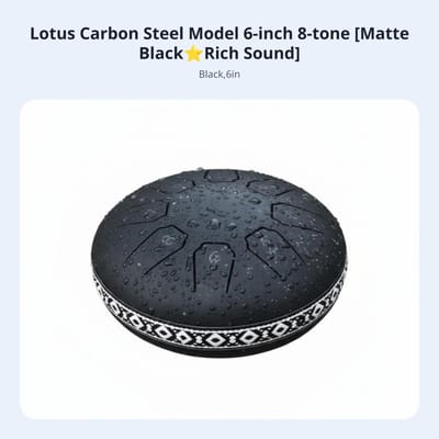 Stalen Slagtrommel Lotus Thema Ontwerp Percussie-instrument Hemels Geluid Handmatig Gestemd Voor Meditators