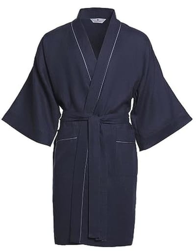 Revise RE-513 Kimono voor heren, ochtendjas, 100% linnen, premium kwaliteit