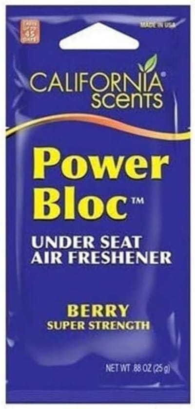 Luchtverfrisser Blik - Auto Geur - Langdurig Aroma - Recyclebaar Blik - 9.5x9.5x9.5cm - Meerkleurig