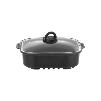 Brunner Devil Square Pan - Vierkante pan met antiaanbaklaag - Non stick - Outdoor kookpan voor Devil kooktoestellen