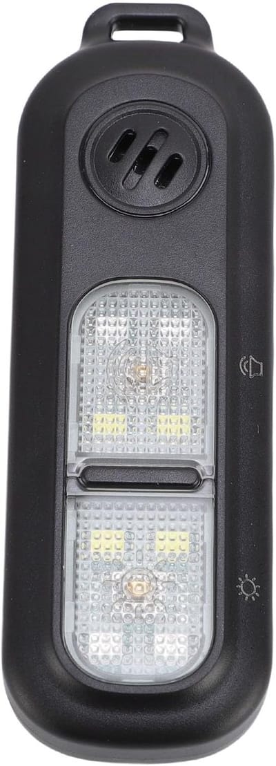 Persoonlijk Alarm - Noodsleutelhanger - Veiligheid Onderweg - 130dB Luid Geluid - 9x6x2 cm - Zwart