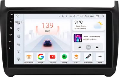 Autoradio met bluetooth - Carplay - Voor VW Polo 5 (2008-2020) - Geschikt voor Apple en Android - Stereo - Navigatie - Navigatiesysteem auto - 4GB 32GB