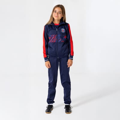 PSG Trainingspak Kinderen 25/26 - Maat 116 t/m 164 - Voetbalkleding - Jongens & Meisjes - Sportkleding - Blauw - Paris Saint-Germain Fanmerchandise
