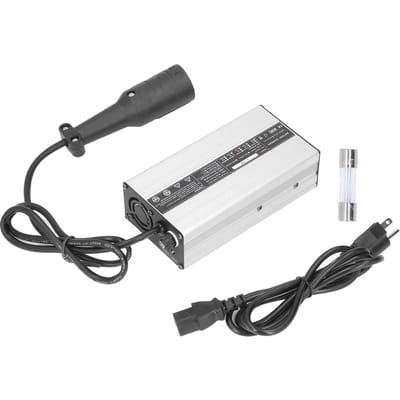Club Car Acculader 48V 5A 3-pins Rond Aluminium 60Hz Vervanging voor Precedent 2004-2014