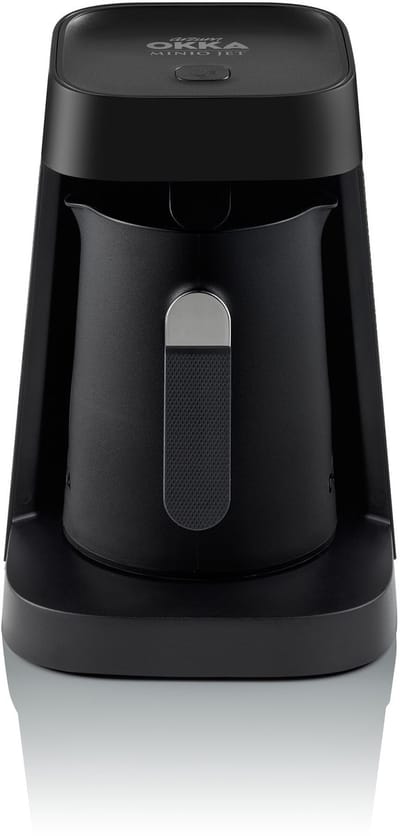 Arzum OKKA Minio Jet Turks Koffiezetapparaat OK0017-0500 | Zwart/Chroom - Dubbelzijdige koffiepot - 1-5 kopjes - 480W
