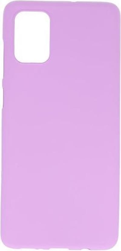 Bestcases Color Telefoonhoesje - Backcover Hoesje - Siliconen Case Back Cover voor Samsung Galaxy A71 - Paars
