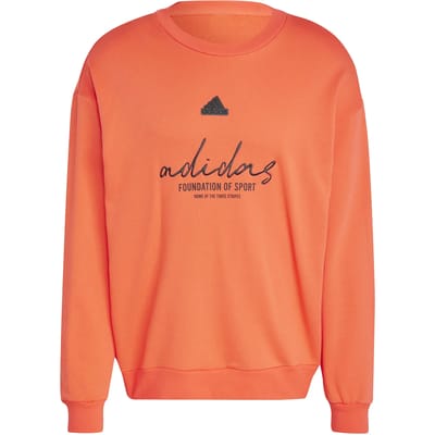 Adidas Brand Love French Terry Sweatshirt Oranje L / Regular Man