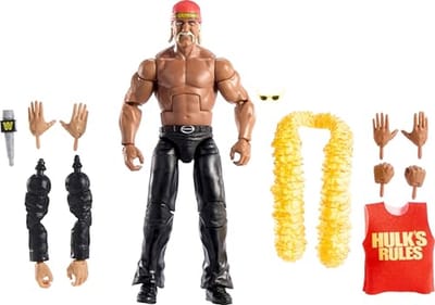 Actiefiguur Elite Collectie met Toebehoren - Premium Live Evenement Hulk Hogan Set