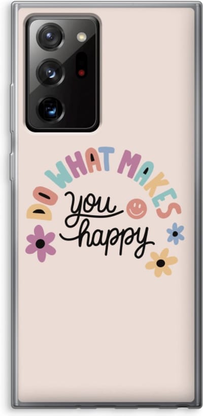 Case Company® - Hoesje geschikt voor Samsung Galaxy Note 20 Ultra / Note 20 Ultra 5G hoesje - Happy days - Soft Cover Telefoonhoesje - Bescherming aan alle Kanten en Schermrand