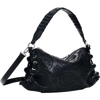 Desigual schoudertas Siroco Xela Shoulder Bag Black zwart