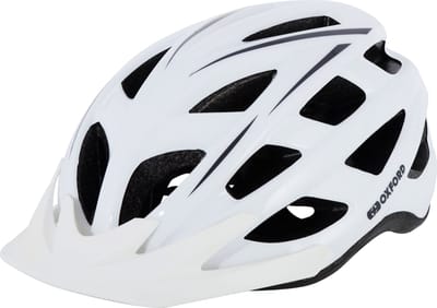 Oxford Talon Fiets Helm -. kleur: Wit - E-bike helm met snelsluiting - Fietshelm - CE-EN1078 gekeurd - Maat: S/M (hoofdomtrek 54 t/m 58 cm)