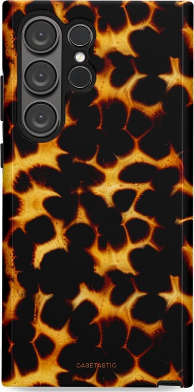 Casetastic Hoesje Geschikt voor Samsung S23 Ultra - Stijlvolle Beschermende Duo-layer Case - Gevaarlijkspoor