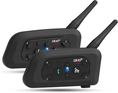 Bluetooth Intercom Headset voor Motor en Skiën - Draadloos Communicatiesysteem voor 2 Persoon
